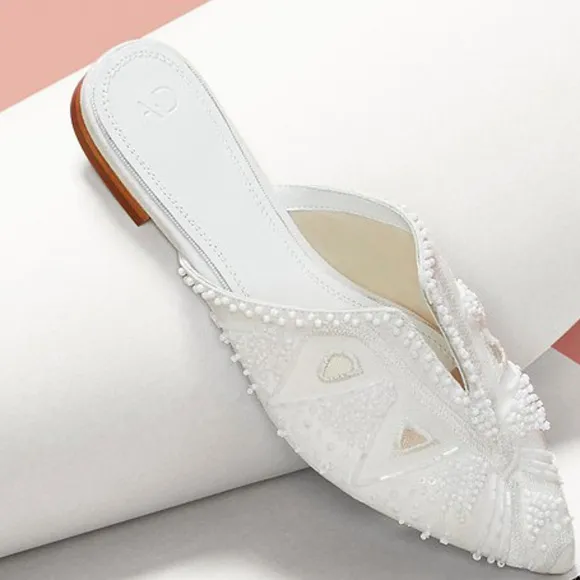 🆕  AD &amp; Daughters Collyn Beaded Jeweled Mules