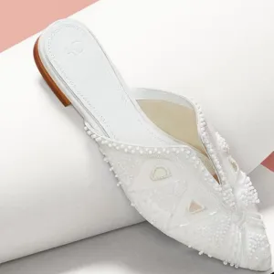 🆕  AD &amp; Daughters Collyn Beaded Jeweled Mules