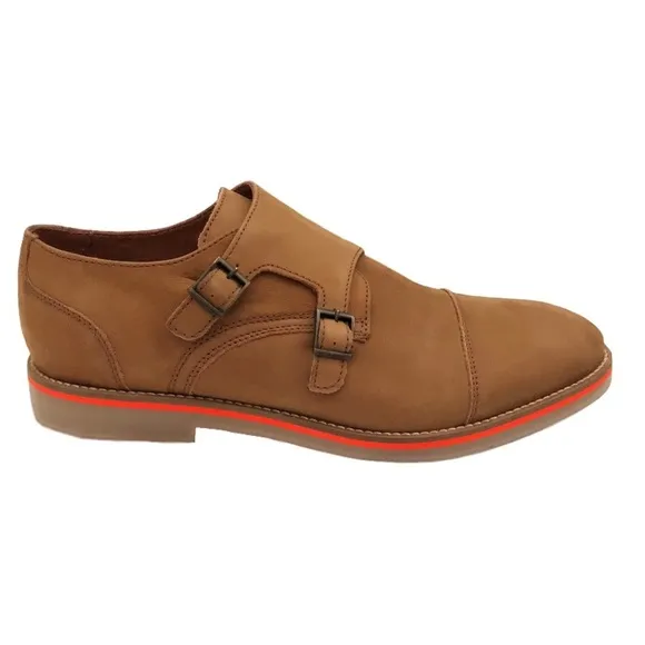 - BAR lll • Baxter Monk Strap Oxford Shoes