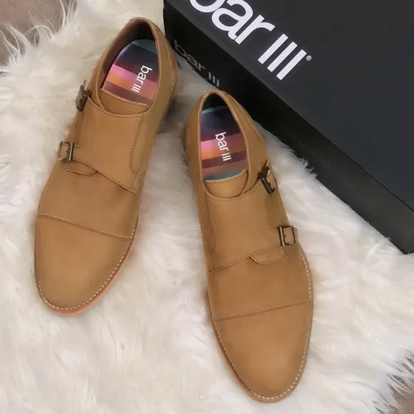- BAR lll • Baxter Monk Strap Oxford Shoes