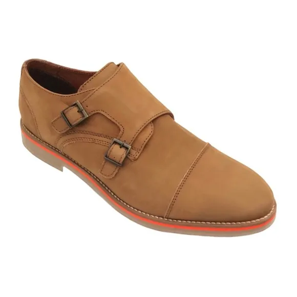- BAR lll • Baxter Monk Strap Oxford Shoes