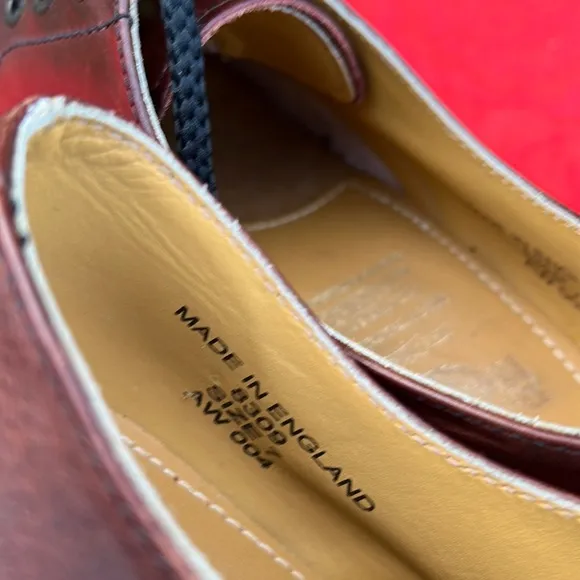 🏴󠁧󠁢󠁥󠁮󠁧󠁿 Dr. Martens MIE Vintage Cap Toe Platform Oxfords UK 7