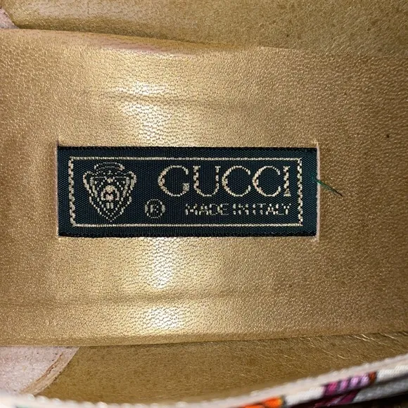 ♤ Gucci Floral Heels