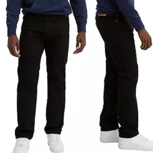 🆕️ Levi's 505 Straight Regular Fit Jeans in Black - 29x32