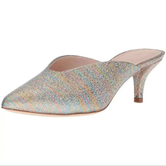 🍭 LOEFFLER RANDALL JUNO METALLIC RAINBOW MULES​