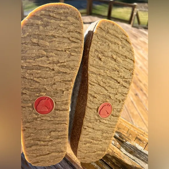 ⭐️ RARE⭐️ NWT Haflinger 38 Grizzly Blooming Blue Clog Slipper Birkenstock-like