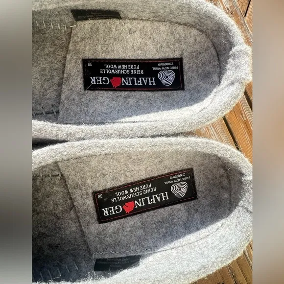 ⭐️ RARE⭐️ NWT Haflinger 38 Grizzly Blooming Blue Clog Slipper Birkenstock-like