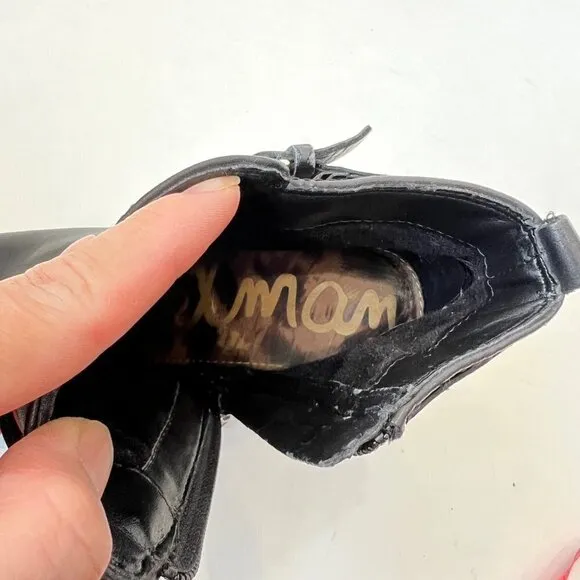 ❤️ Sam Edelman Maddox booties in black Size 8M