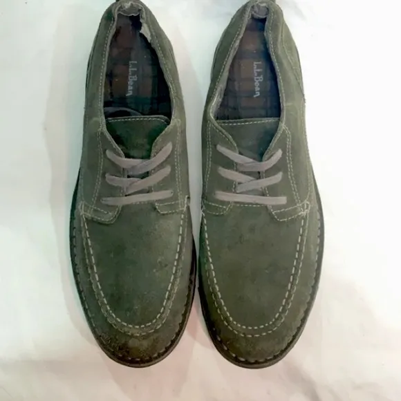 🔥1/2 OFF SUMMER SALE🔥 L.L. Bean Stitched Suede Moc Toe 3 Eyelet Oxford