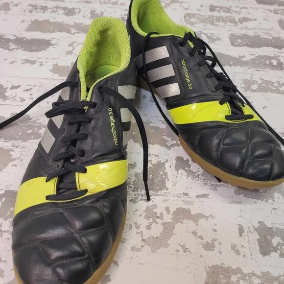 2457 Adidas Nitrocharge 3.0 Indoor Soccer Shoes Mens Size‎ 11