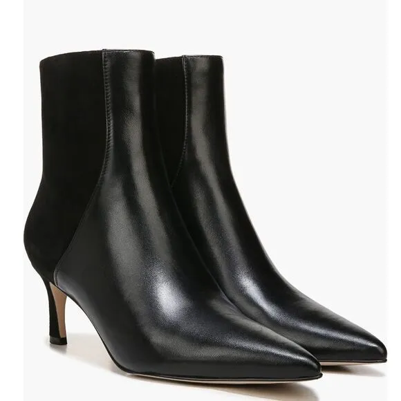 27 EDIT Naturalizer Florentine Bootie in Black Leather