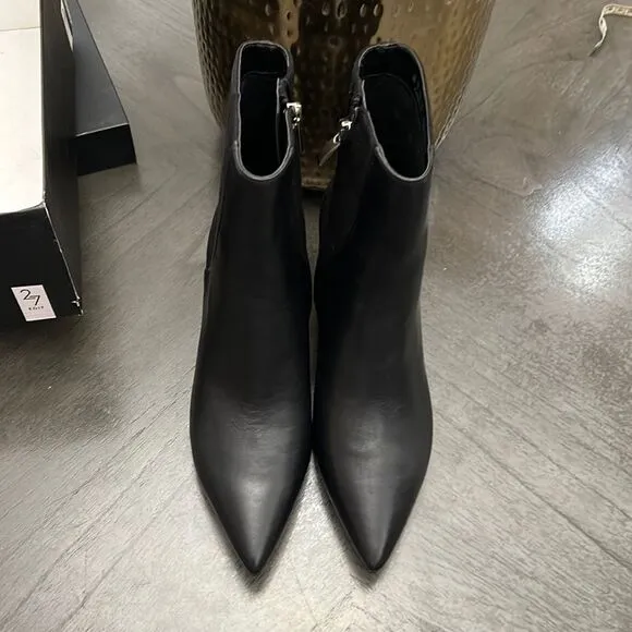 27 EDIT Naturalizer Florentine Bootie in Black Leather
