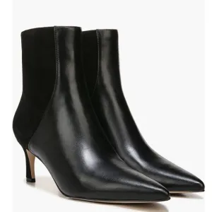 27 EDIT Naturalizer Florentine Bootie in Black Leather