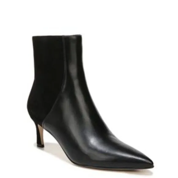 27 EDIT Naturalizer Florentine Bootie in Black Leather