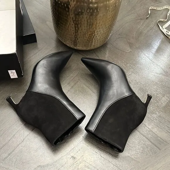 27 EDIT Naturalizer Florentine Bootie in Black Leather