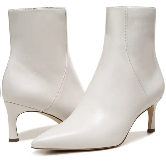 27 EDIT Naturalizer Florentine Bootie in Satin Pearl Leather
