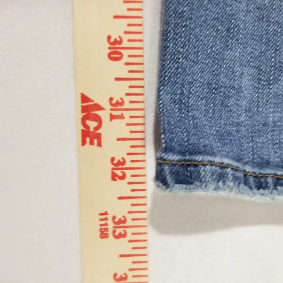 7 For All Mankind Jeans Mens 32 Blue Slimmy Luxe Performance Straight Leg 32x32