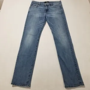 7 For All Mankind Jeans Mens 32 Blue Slimmy Luxe Performance Straight Leg 32x32