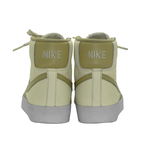 A6 Auth NIKE Blazer Mid 77 SE Yellow Mid Top Boys Shoes DM1000-800 Size 4Y