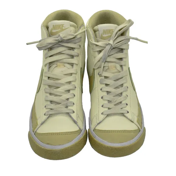 A6 Auth NIKE Blazer Mid 77 SE Yellow Mid Top Boys Shoes DM1000-800 Size 4Y