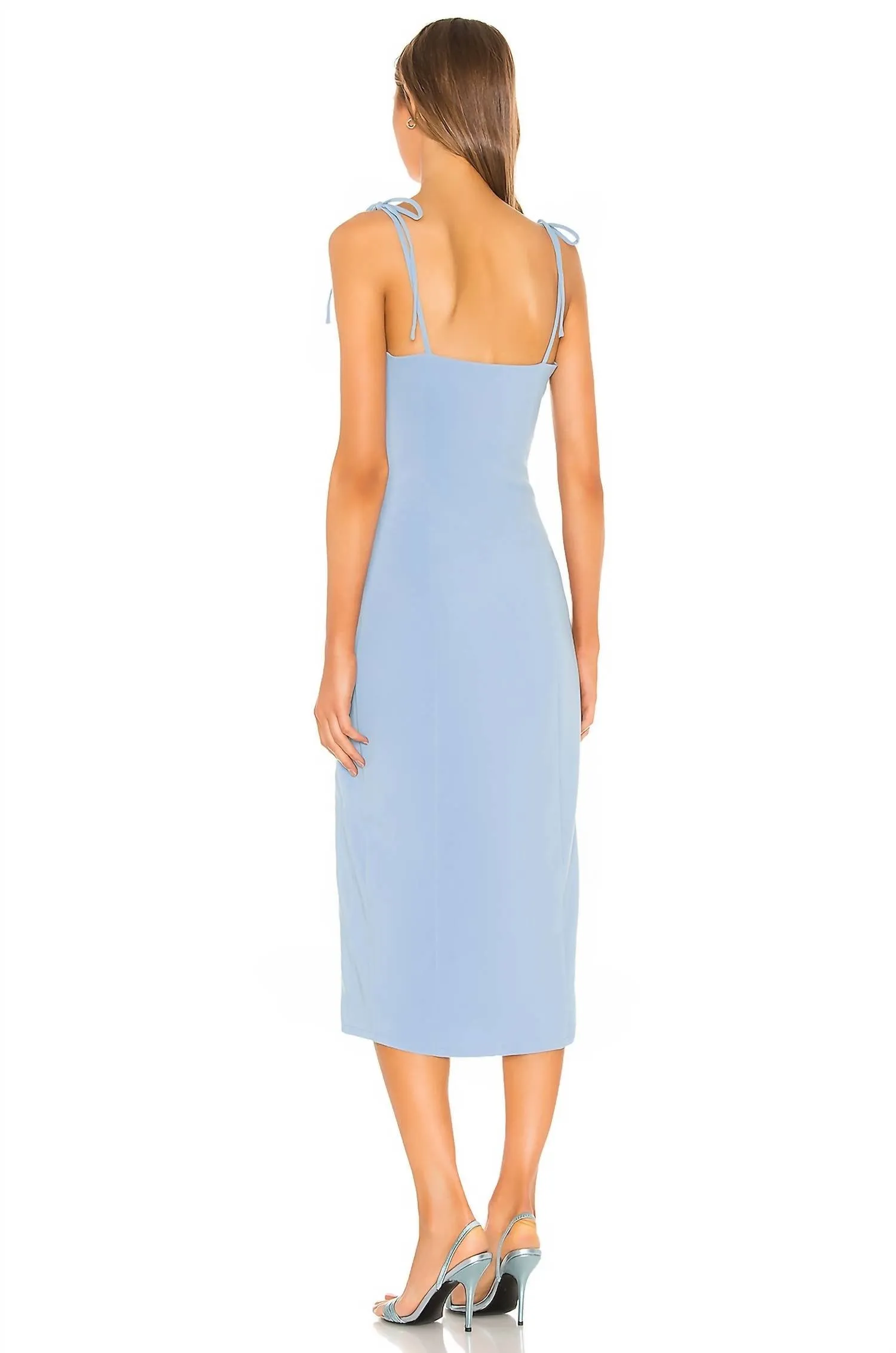 Aaliyah Midi Dress In Blue