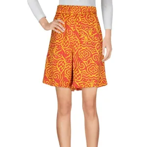 Acne by Peter Schlesinger Silk Bermuda Shorts