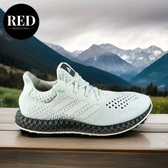 Adidas 4D Futurecraft Running Linen Green Shoe GX6603 - Men's Size 8