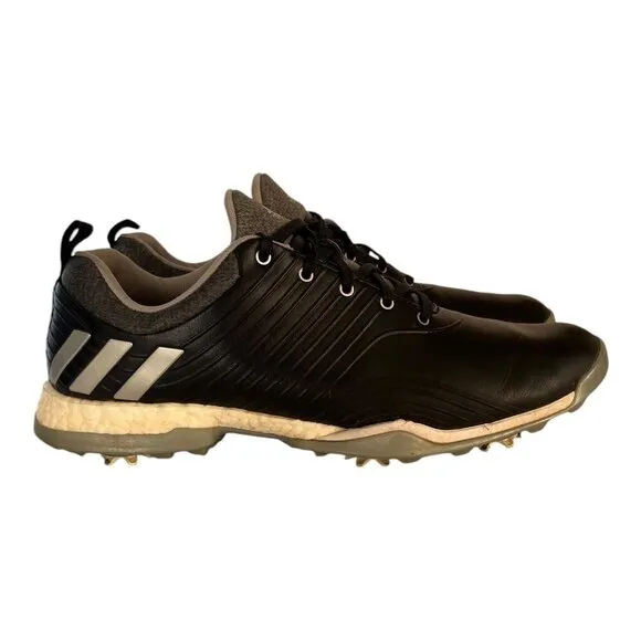 Adidas Adipower 4orged Women Golf Shoes Size 11 Black White Leather Spiked Sole