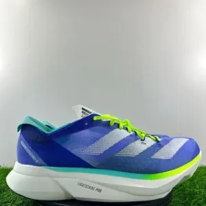 Adidas Adizero Adios Pro 3 Men Size 11.5 Blue High Performance Running Shoes NEW