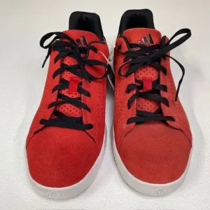 Adidas D Rose Lakeshore J Basketball Sneakers Red Black Suede Size‎ 6