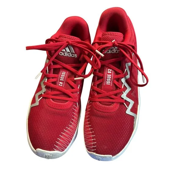 Adidas D.O.N.‎ Issue 2 Red/White Men's Basketball Sneaker Size 10.5