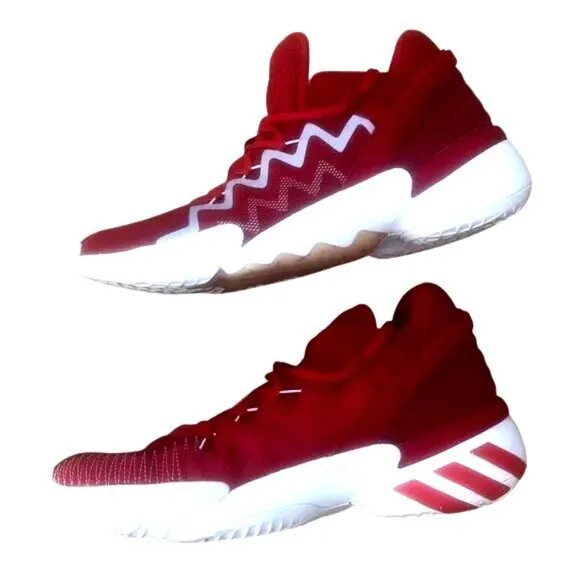 Adidas D.O.N.‎ Issue 2 Red/White Men's Basketball Sneaker Size 10.5