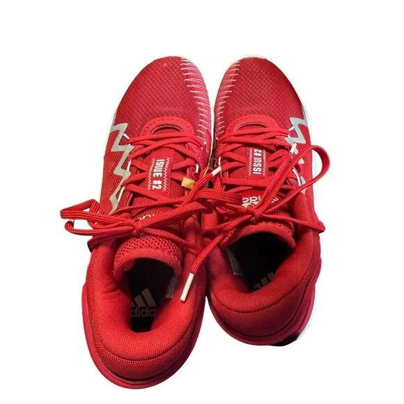 Adidas D.O.N.‎ Issue 2 Red/White Men's Basketball Sneaker Size 10.5
