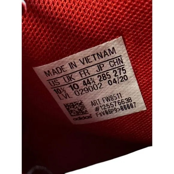 Adidas D.O.N.‎ Issue 2 Red/White Men's Basketball Sneaker Size 10.5