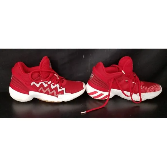 Adidas D.O.N.‎ Issue 2 Red/White Men's Basketball Sneaker Size 10.5