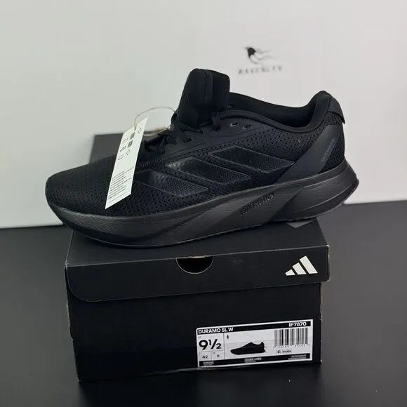 adidas Duramo SL W Triple Black Women Road Running Jogging Shoes IF7870 size 9.5