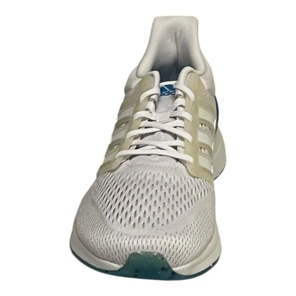 Adidas EQ21 Running/Training Gym Shoes Sneakers Blue &amp; White Size 10 NIB