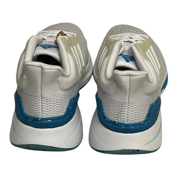 Adidas EQ21 Running/Training Gym Shoes Sneakers Blue &amp; White Size 10 NIB