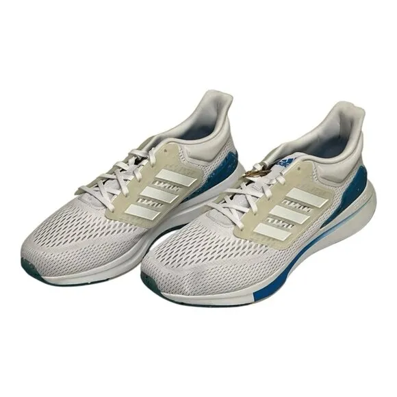 Adidas EQ21 Running/Training Gym Shoes Sneakers Blue &amp; White Size 10 NIB