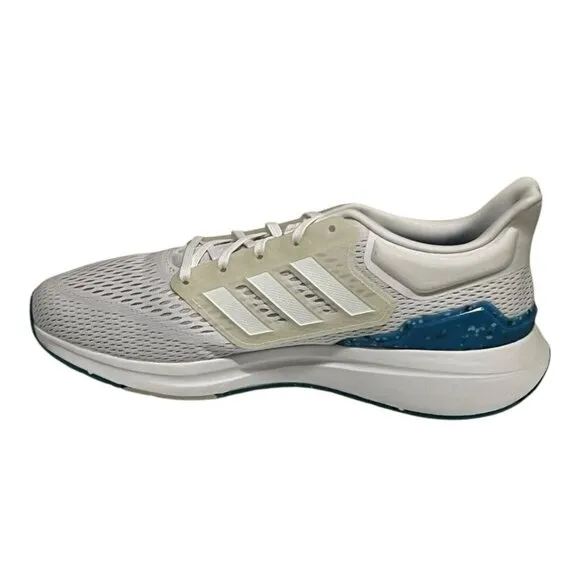 Adidas EQ21 Running/Training Gym Shoes Sneakers Blue &amp; White Size 10 NIB