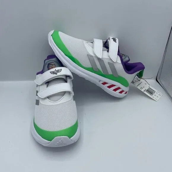 Adidas Fortarun Buzz CF Diseny Unisex Kids Running Shoes Size 3Y White GZ0642