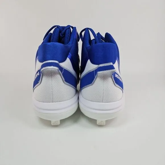 Adidas‎ Icon 7 Mid Metal Baseball Cleats S23889 Men's Size 11.5 Blue/White