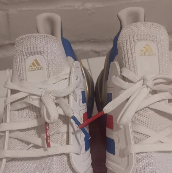 Adidas Men Ultraboost High Performance Sz13 Royal Blue/White Shoes Baskets