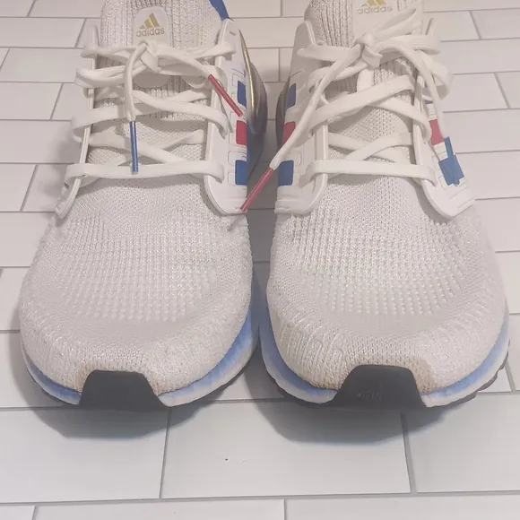 Adidas Men Ultraboost High Performance Sz13 Royal Blue/White Shoes Baskets