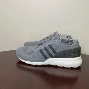 Adidas men’s cloud foam flow AW4387 gray and white running shoes size 13