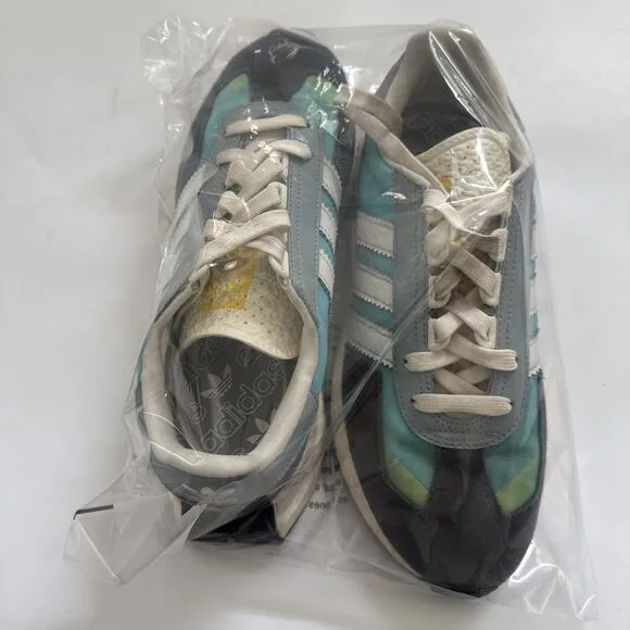 Adidas Mens Retropy E5 GX9820 Gray Running Shoes Sneakers Mens 8.5 Womens 9.5