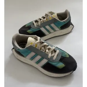 Adidas Mens Retropy E5 GX9820 Gray Running Shoes Sneakers Mens 8.5 Womens 9.5