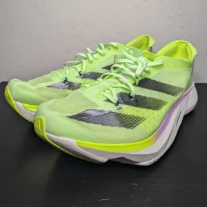 Adidas Mens Sizes Adios Pro 3 Running Shoes Green Spark Lemon IG6445