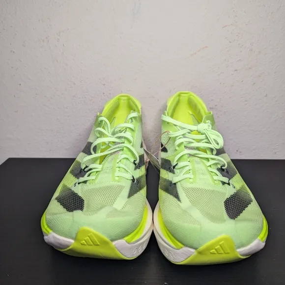 Adidas Mens Sizes Adios Pro 3 Running Shoes Green Spark Lemon IG6445