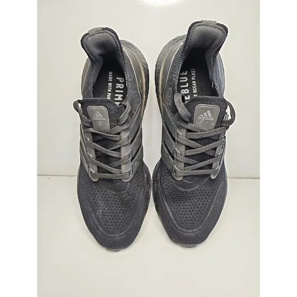 Adidas Men's Ultraboost 22 All Black SIZE 7 High Performance Running Shoes